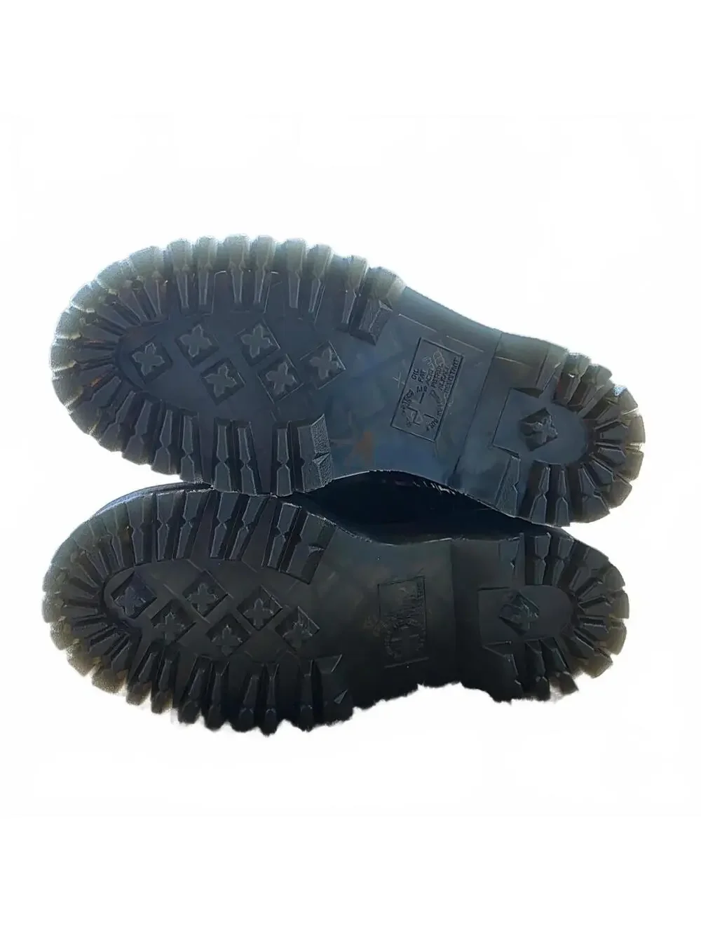 Dr. Martens Black Leather Platform Boots Size: USM 4 - Picture 5 of 7